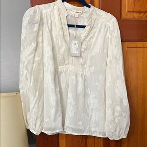Eesome cream Floral Blouse